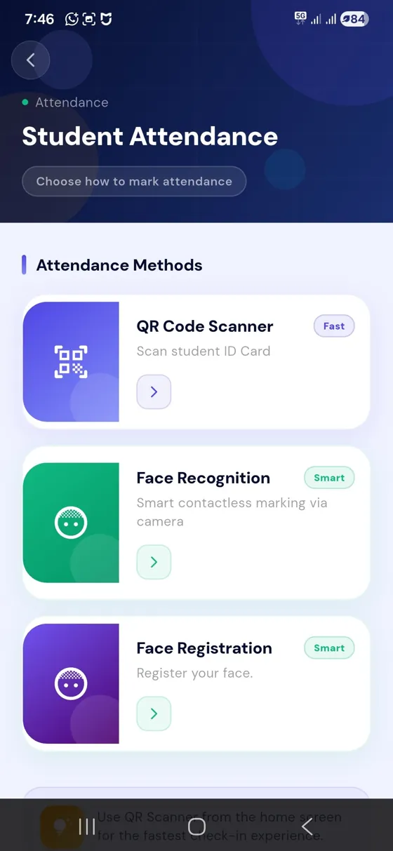 QR & face
